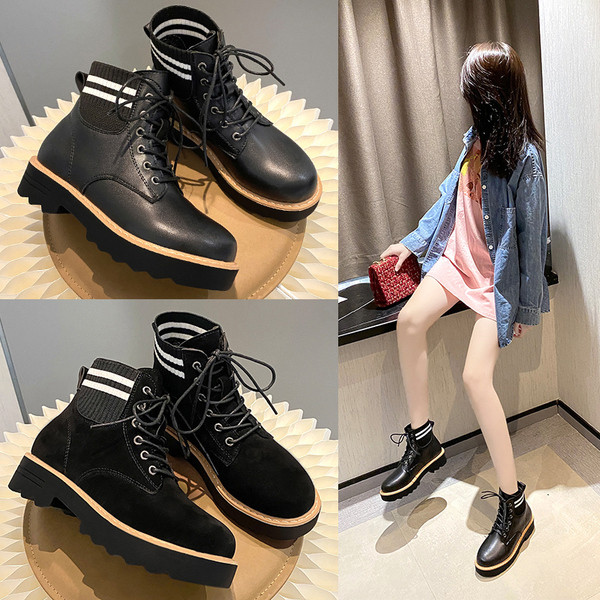 Női csizma durva talppal - két modell