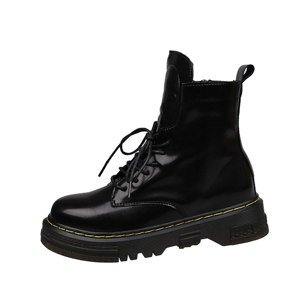 Alkalmi női téli csizma magas talppal