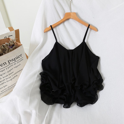 Lai peenikeste rihmadega naiste topp