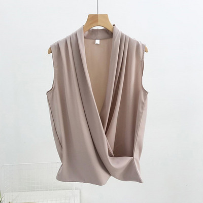 Νέο μοντέλο γυναικείο αμάνικο με ντεκολτέ 