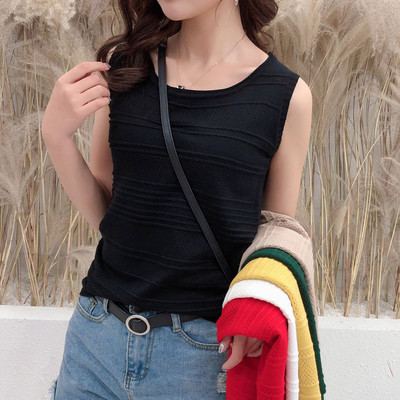 Γυναικεία μπλούζα νέοο μοντέλο με οβάλ λαιμόκοψη και φαρδιά λουράκια