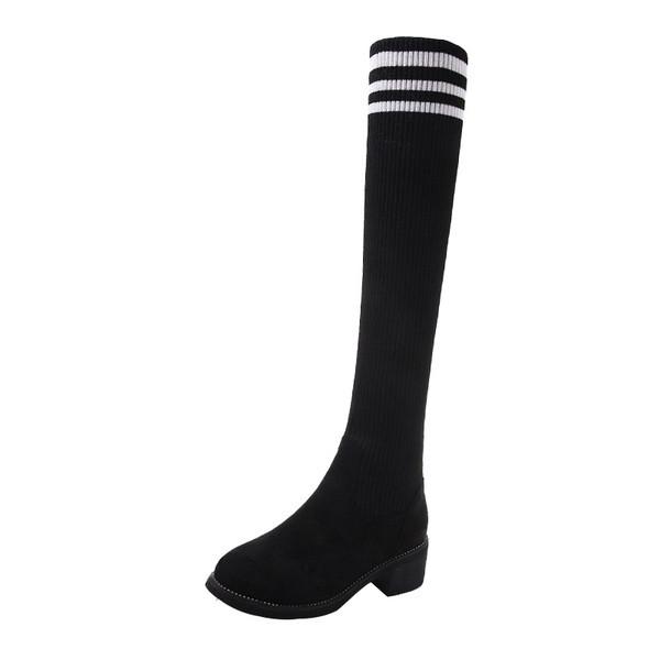 Γυναικείες μπότες κάλτσες με επίπεδη σόλα