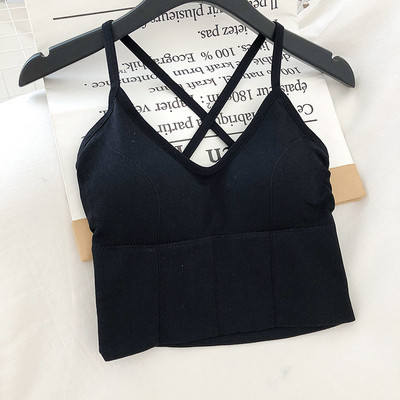 Καθημερινό γυναικείο αμάνικο με λεπτούς ιμάντες