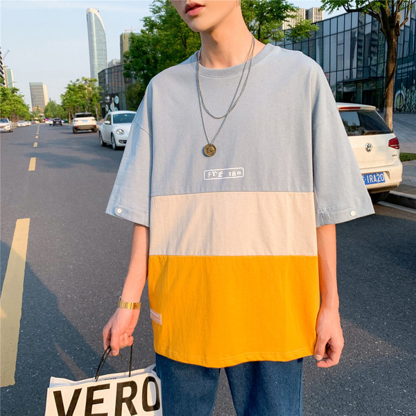 Suvine lühikeste varrukatega T-särk meestele