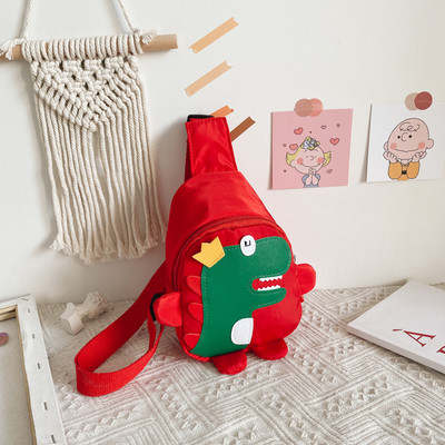 Καθημερινή παιδική τσάντα με εκτύπωση δεινοσαύρων και τρισδιάστατα στοιχεία