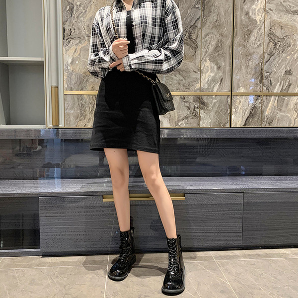 Női alkalmi csizma ökobőr cipzárral