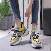 Casual γυναικεία αθλητικά παπούτσια με τραχιά σόλα