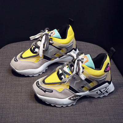 Casual γυναικεία αθλητικά παπούτσια με τραχιά σόλα