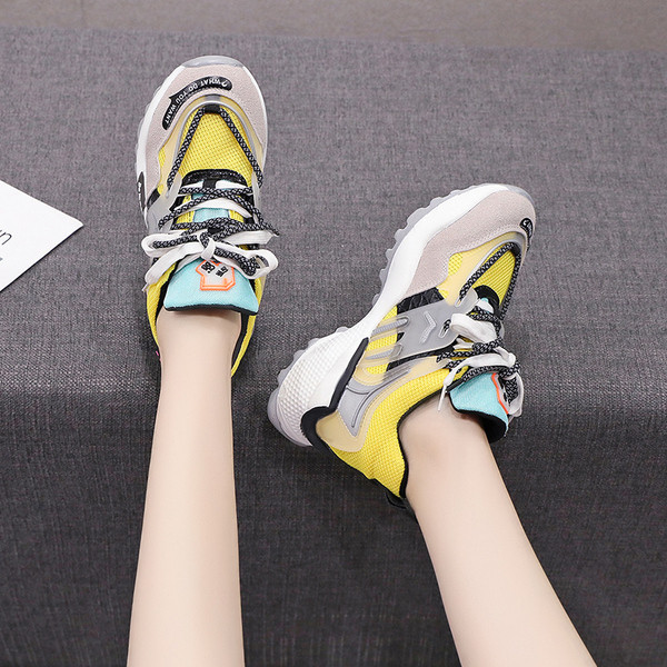 Casual γυναικεία αθλητικά παπούτσια με τραχιά σόλα