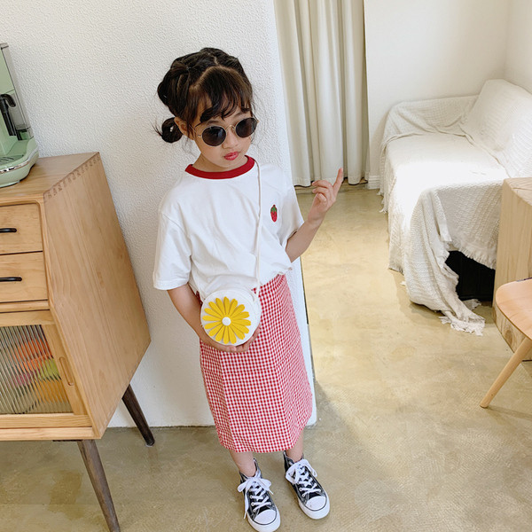 Ümmargune lastekott 3D lillega