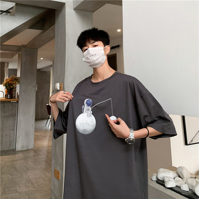 Ανδρικό καλοκαιρινό μπλουζάκι με έγχρωμη εκτύπωση