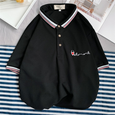 Ανδρική μπλούζα με γιακά και κουμπιά