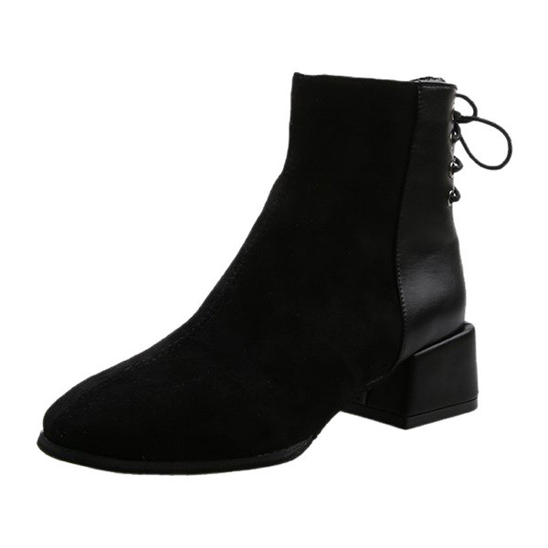 Kahes värvitoonis ökoseemisnahast stiilsed paeltega naiste saapad