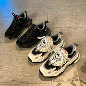 Casual γυναικεία αθλητικά παπούτσια με κορδόνια και πλατφόρμα 7 cm