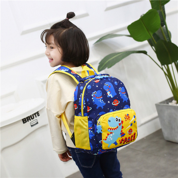 Πολύχρωμο παιδικό σακίδιο με δεινόσαυρους κατάλληλο για κορίτσια και αγόρια