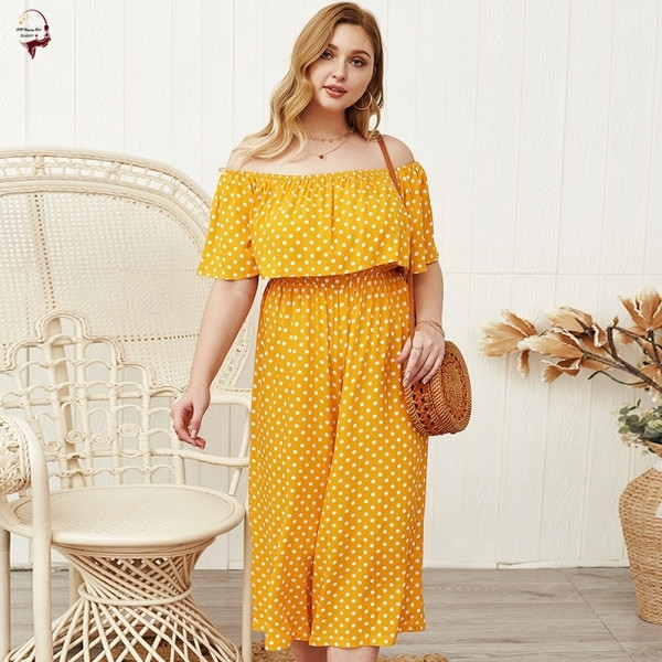 Stilīgs sieviešu kombinezons ar nolaistām piedurknēm dzeltenā krāsā