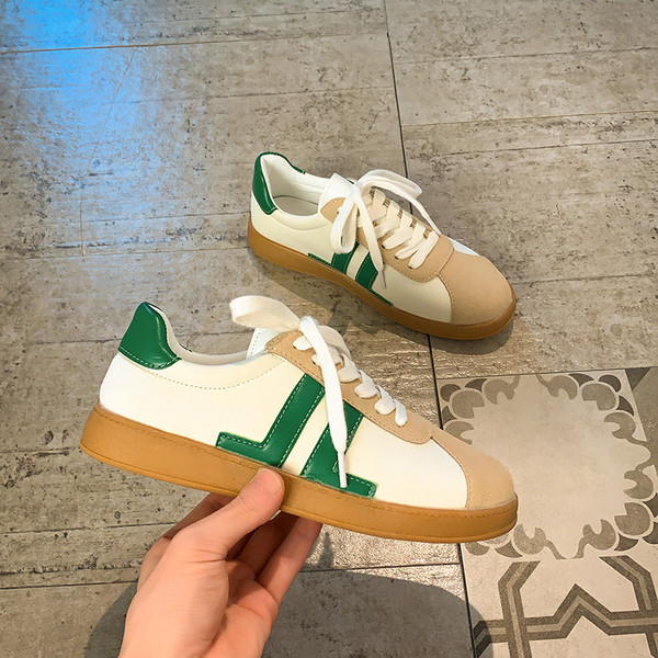 Öko velúrból készült, lezser, fűzős női sportcipő