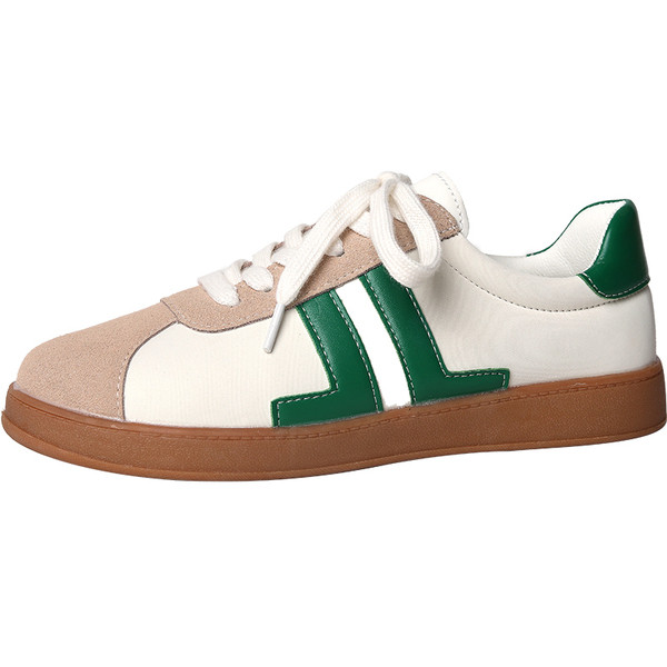 Öko velúrból készült, lezser, fűzős női sportcipő