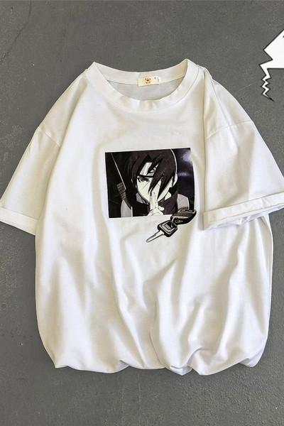 Meeste vabaaja värvilise aplikatsiooniga T-särk