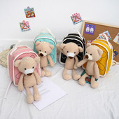 Uut mudelit laste seljakott tüdrukutele, millel on 3D kaunistus plüüsjänese kujuga