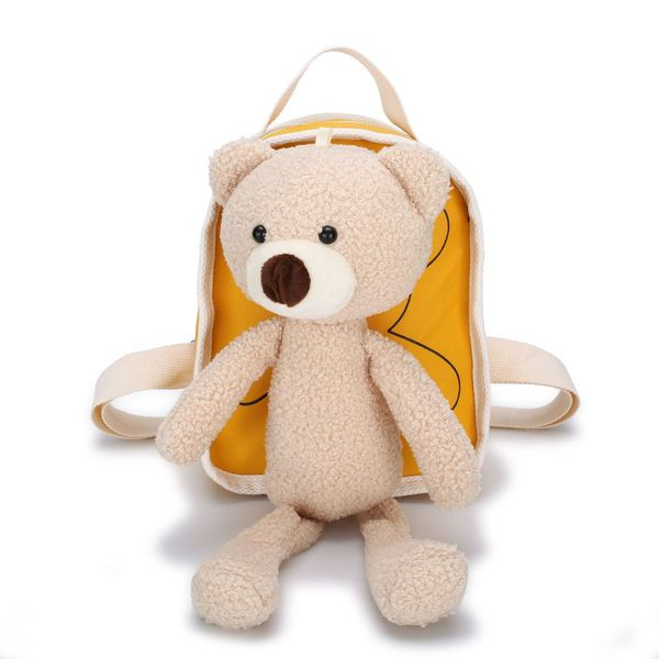 Uut mudelit laste seljakott tüdrukutele, millel on 3D kaunistus plüüsjänese kujuga