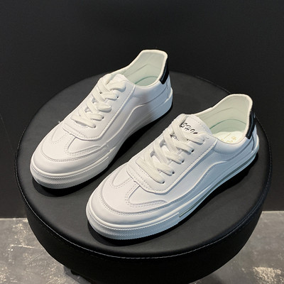 Modern női tornacipő műbőrből - lapos talp