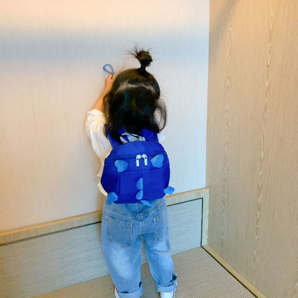 3D elementidega igapäevane laste seljakott