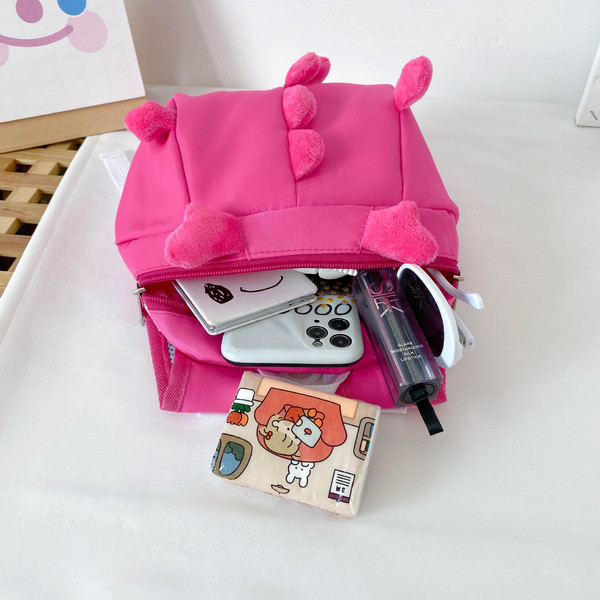 3D elementidega igapäevane laste seljakott