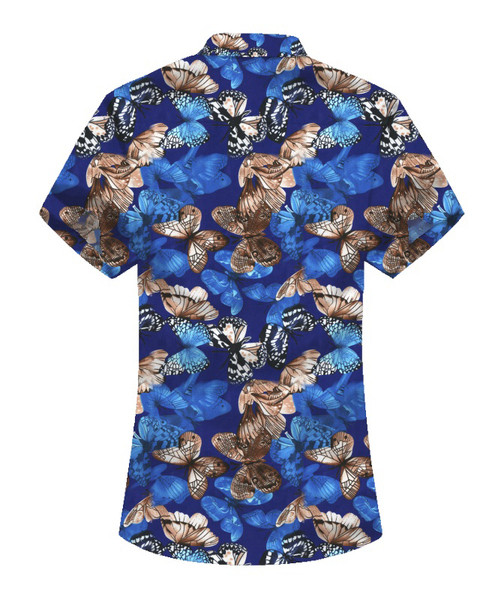 Meeste vabaaja särk lühikeste varrukate ja klassikalise kraega