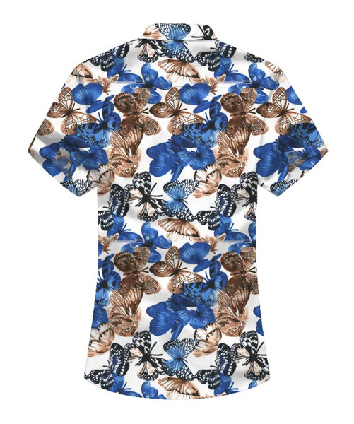 Meeste vabaaja särk lühikeste varrukate ja klassikalise kraega