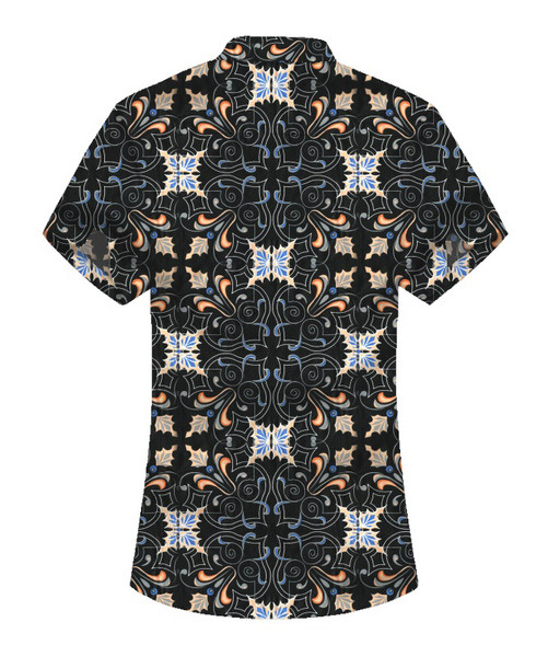 Lühikeste varrukate ja klassikalise kraega meeste särk