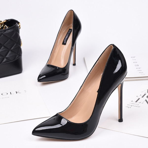 Κομψά γυναικεία ψηλοτάκουνα παπούτσια σε τέσσερα χρώματα