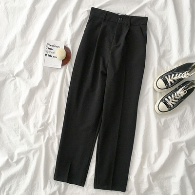 Κομψό γυναικείο ίσιο παντελόνι με ελαστική μέση