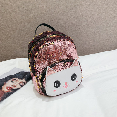 Laste seljakott litrite ja 3D elemendiga kass