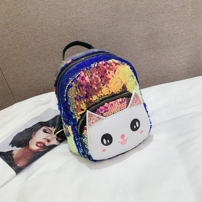 Laste seljakott litrite ja 3D elemendiga kass