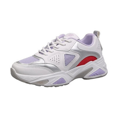 Γυναικεία αθλητικά παπούτσια με χρωματιστή σόλα