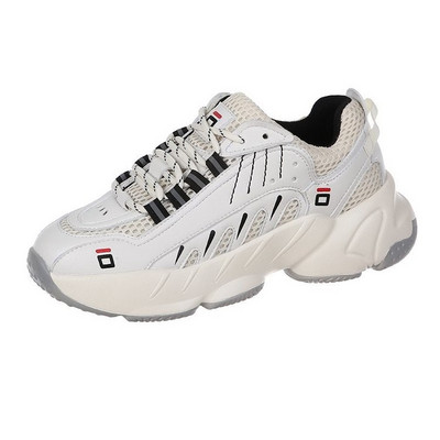 Γυναικεία αθλητικά παπούτσια με χρωματιστούς δεσμούς