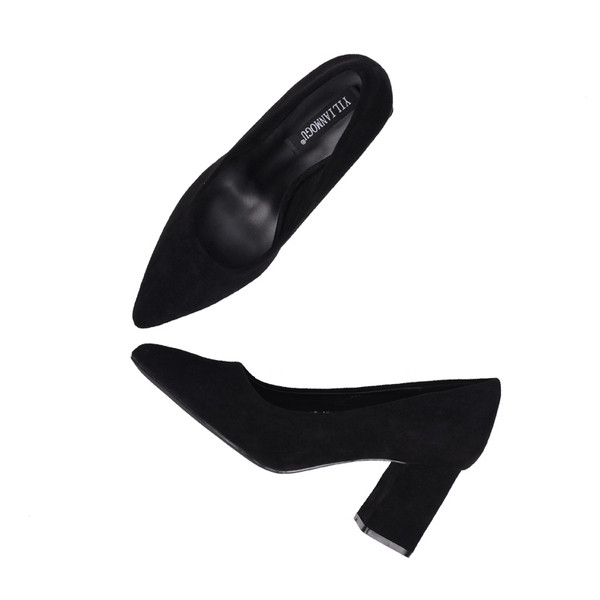 Naiste paksude kontsadega vabaajajalatsid - teravatipuline mudel