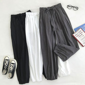 Alkalmi női nadrág rugalmas - széles modellel