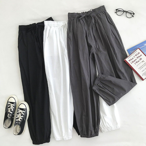 Alkalmi női nadrág rugalmas - széles modellel