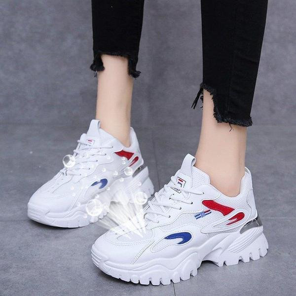 Γυναικεία casual αθλητικά παπούτσια με πλέγμα