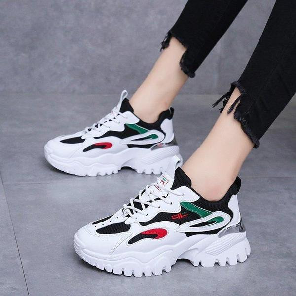 Γυναικεία casual αθλητικά παπούτσια με πλέγμα