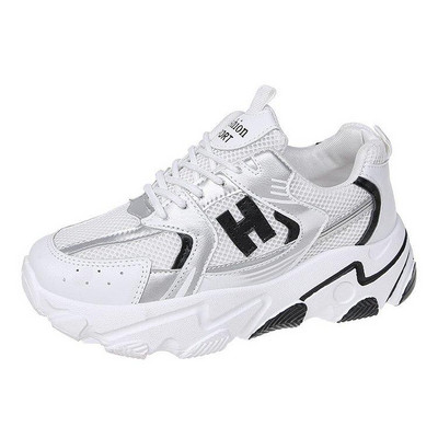 Γυναικεία μοντέρνα αθλητικά παπούτσια με ψηλή σόλα