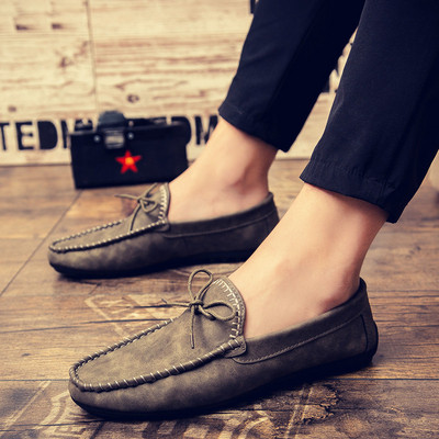 Ökoseemisnahast meeste mokassiinid paeltega