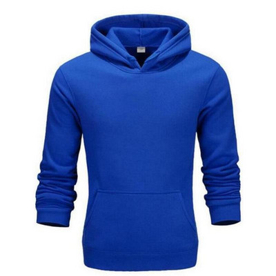 Ανδρική casual μπλούζα κομψό μοντέλο με κουκούλα