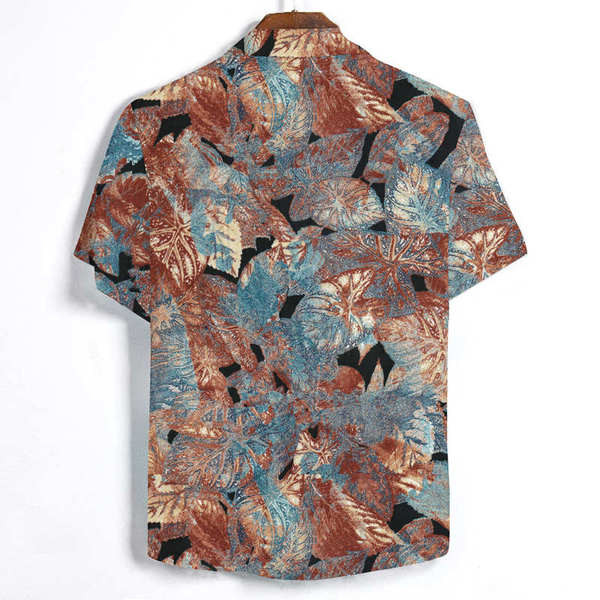 Meeste vabaaja särgi lai lühikeste varrukatega mudel