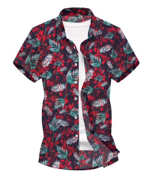 Aktuális férfi ing virágmintával