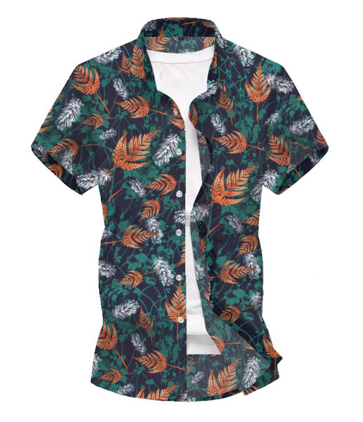 Aktuális férfi ing virágmintával