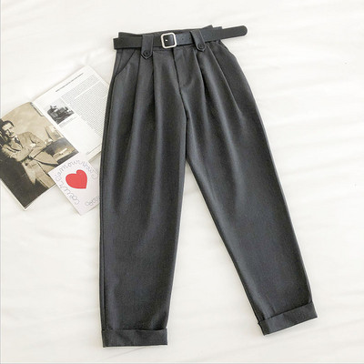 Γυναικείο παντελόνι με τσέπη και ψηλό μοντέλο με ψηλή μέση