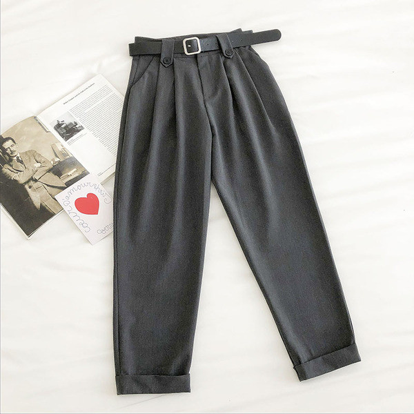 Γυναικείο παντελόνι με τσέπη και ψηλό μοντέλο με ψηλή μέση